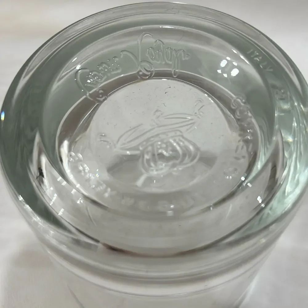 Crown Royal Rocks Glasses 8 Ounces 3 In Round 3 3/4 Inches Tall Stamped Bottom